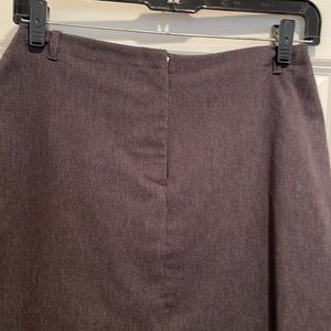 Express stretch gray skirt knee length